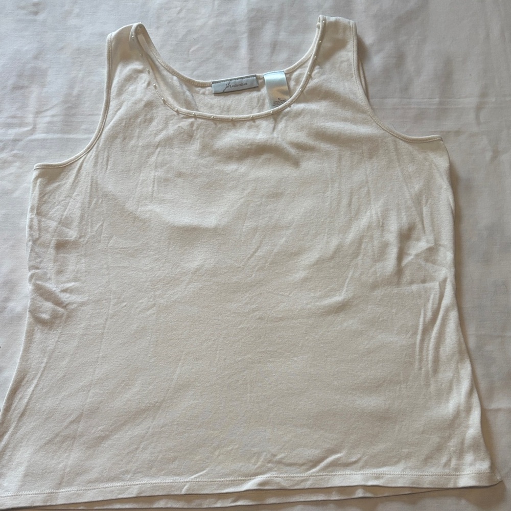 JH Collectibles Cream Tank Top